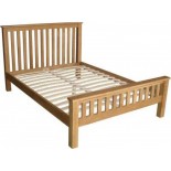 Opus Modern Oak King-Size Rail Bed